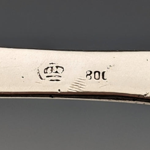 1900 年左右德國古董歐式銀質蛋糕盤 100 克